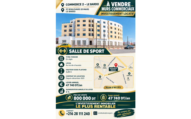Local commercial Tout commerce